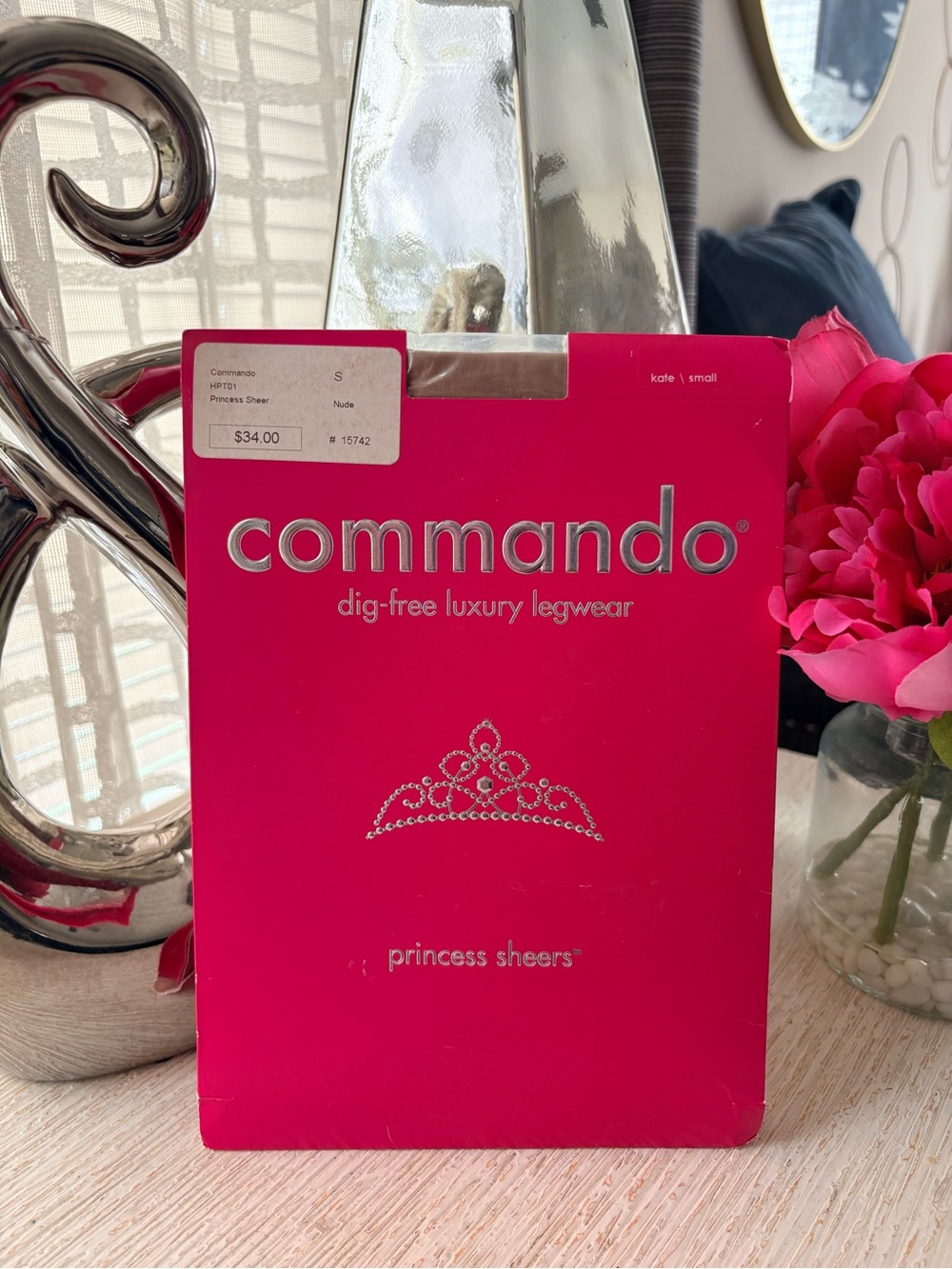 NWT Commando Princess Sheers Nude Pantyhose Tights Size S